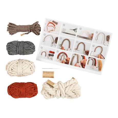 Azienda creativa https: www.cchobby.nl mini-hobbyset-macrame-rainbow-1-doos