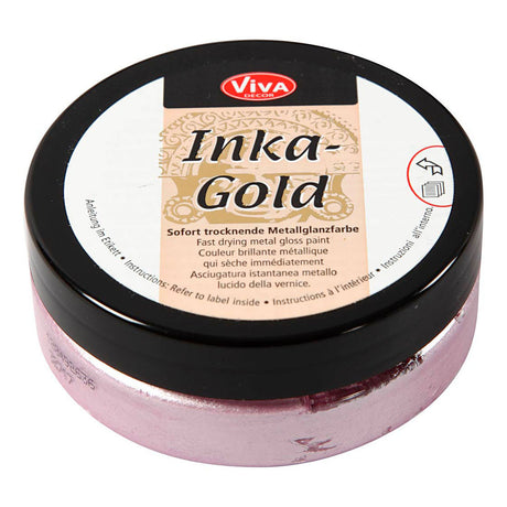 Cera in pasta Viva - cera lucida - inka gold - quarzo rosa - decoro - 50ml