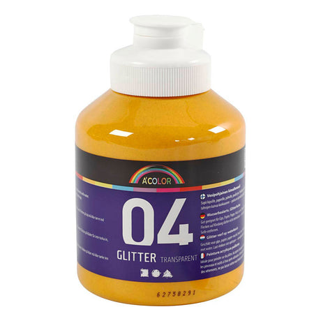 Creative Company Acrilic Paint Slotter for Children - Giallo caldo, 500 ml