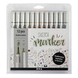 Pennarelli per scritte a mano Creative Company, colore, 12 pz. doppia faccia