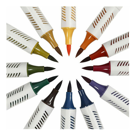 Pennarelli per scritte a mano Creative Company, colore, 12 pz. doppia faccia