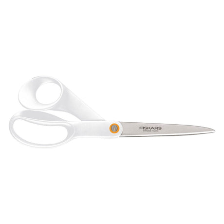 Forbici universali Fiskars dell'azienda creativa bianche, 21 cm