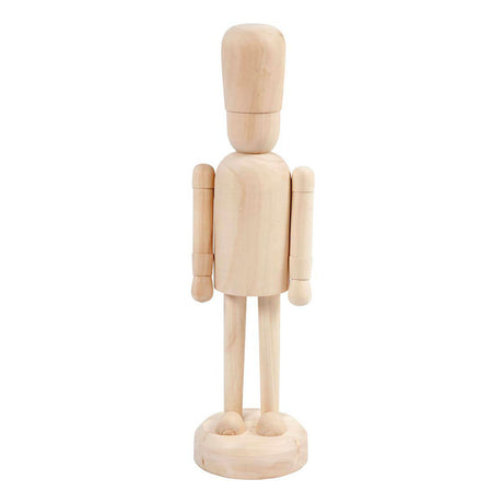 Figura di legno della compagnia creativa a piedi, 45 cm