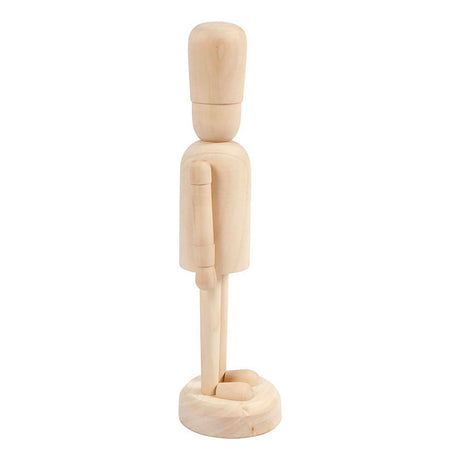 Figura di legno della compagnia creativa a piedi, 45 cm