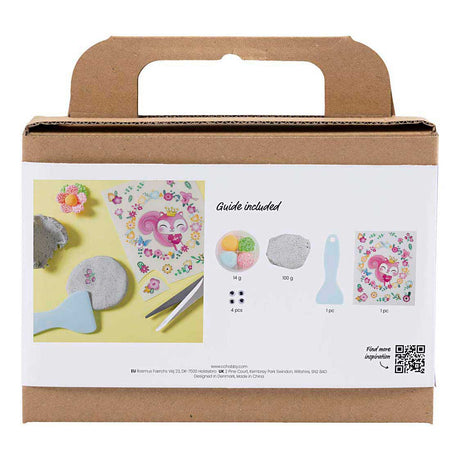 Azienda creativa https: www.cchobby.nl mini-hobbyset-pietra-da-modellare-con-insetti-grigio-rosa-chiaro-turchese-chiaro-1-scatola