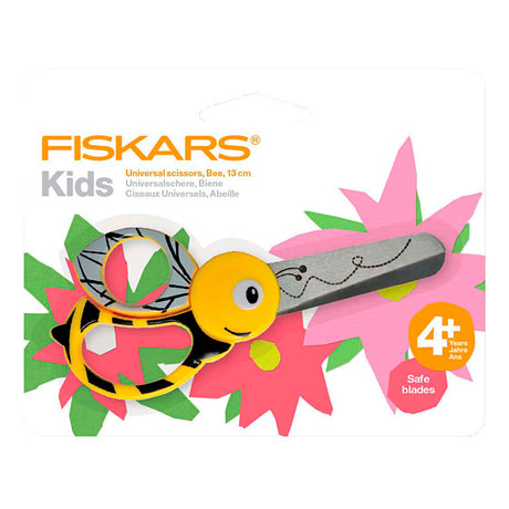 Forbici per bambini Fiskars dell'azienda creativa con motivo di animali - 13 cm