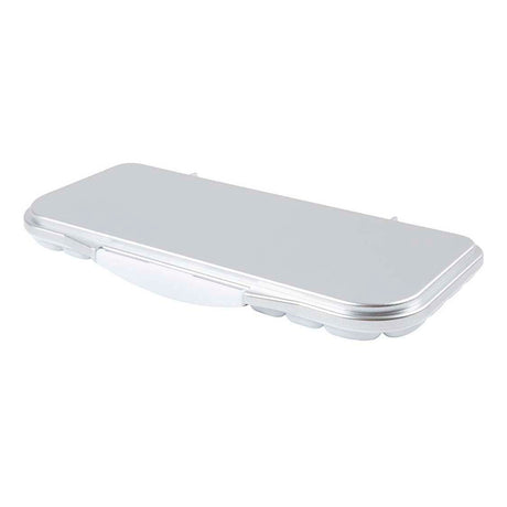 Azienda creativa https: www.cchobby.nl tavolozza da pittura-con-coperchio-dimensioni-27x12-7x2-3-cm-argento-bianco-1 pezzo