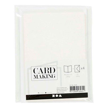 Azienda creativa https: www.cchobby.nl carte-e-buste-size-card-10-5x15-cm-size-envelope-11-5x16-5-cm-glitter-120-250-gr-white-4-set-1-box