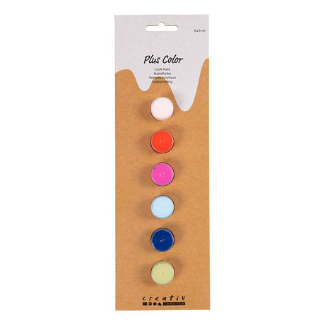 Azienda creativa plus color Vernice acrilica colori forti - 6x5ml.