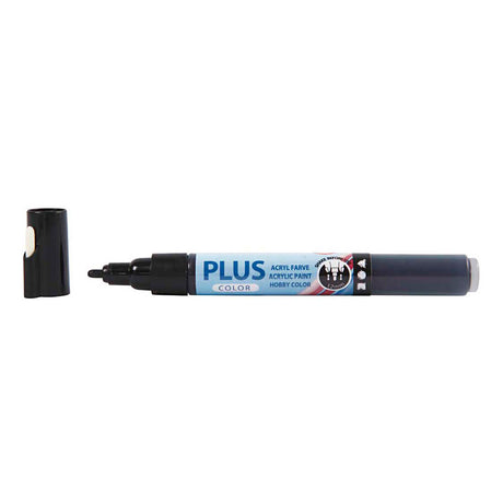 Pennarello colorato Creotime plus 1-2 mm - nero