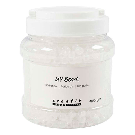 Azienda creativa https: www.cchobby.nl uv-beads-l-6-mm-d-8-mm-foro-4-mm-circa-1800-pezzo-vari-colori-320-gr-700-ml-1-scatola