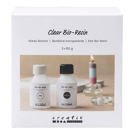 Azienda creativa https: www.cchobby.nl trasparente-bio-resina-clear-2x150-ml-1-box