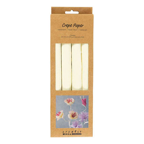 Azienda creativa https: www.cchobby.nl carta-crespa-foglio-25x60-cm-crepe-ratio-180-105-gr-off-white-4-sheet-1-doos