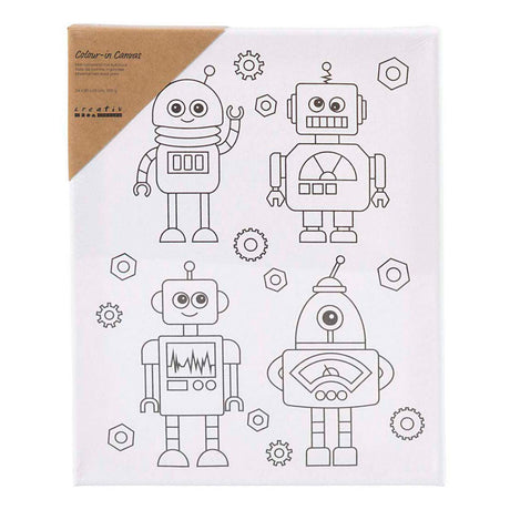 Azienda creativa https: www.cchobby.nl pittura tela-con-stampa-robot-d-1-6-cm-dimensioni-24x30-cm-360-gr-1-pezzo