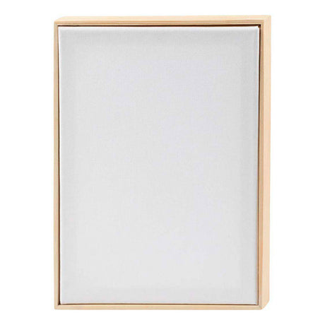 Tela tesa dell'azienda Creativ con cornice 280gr. 21x29,7 cm - bianco