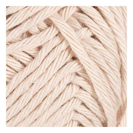 Filato di cotone Creativ Company taglia 8 8 l: 80-85 m colore sabbia - 50gr.