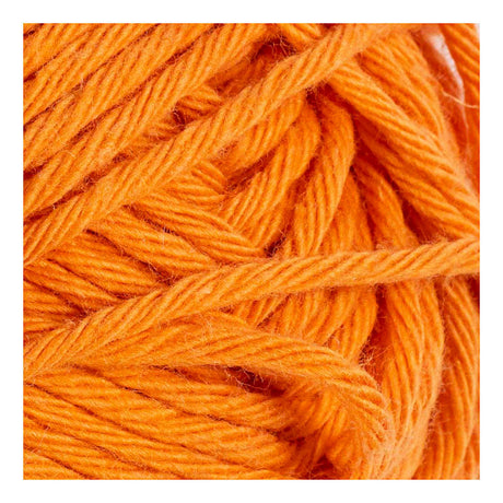 Filato di cotone Creativ Company taglia 8 8 l: 80-85 m arancione - 50gr.
