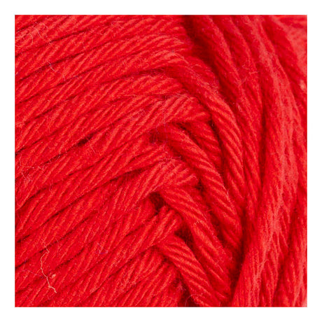 Filato di cotone Creativ Company taglia 8 8 l: 80-85 m rosso scuro - 50gr.