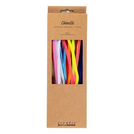 Ciniglia Creative Company 6mm x 30cm colorata - 25 pz.