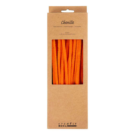 Creativ company ciniglia 6mm x 30cm arancione - 50 pz.