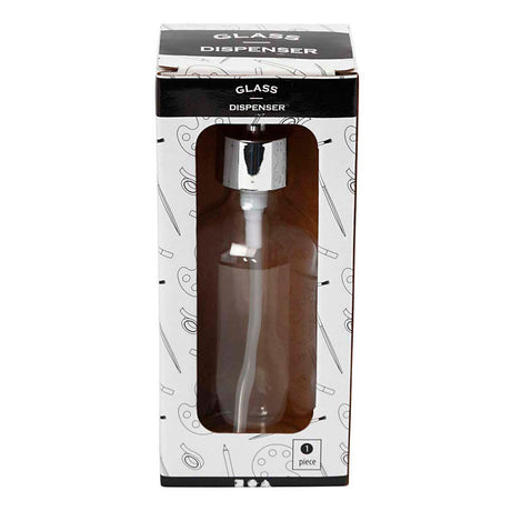 Azienda creativa https: www.cchobby.nl pompa per sapone-h-19-3-cm-p-6-3-cm-230-ml-clear-1-pezzo