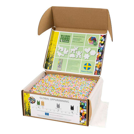 Azienda creativa https: www.cchobby.nl biobeads-van-nabbi-size-5x5-cm-medium-pastelcolors-55000-piece-1-box