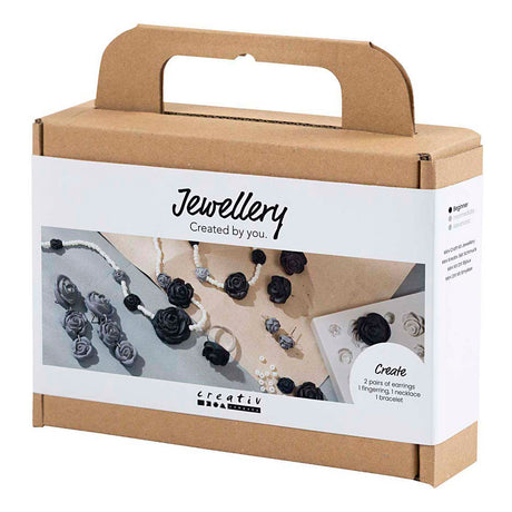 Azienda creativa https: www.cchobby.nl mini-hobbyset-jewelry-roses-black-black-white-white-1-box