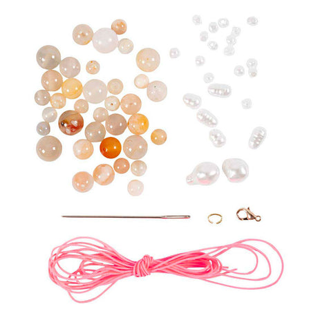 Azienda creativa https: www.cchobby.nl mini-hobbyset-jewelry-necklaces-and-bracelet-pink-1-box