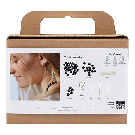 Azienda creativa https: www.cchobby.nl mini-hobbyset-jewelry-necklace-and-earrings-black-white-1-box