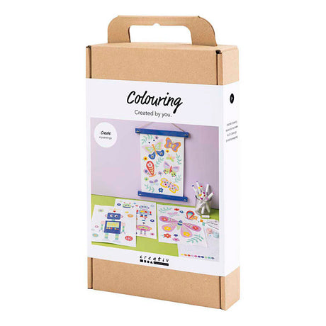 Azienda creativa https: www.cchobby.nl hobbyset-colors-butterfly-and-robot-cheerful-colors-1-box