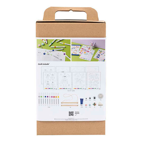 Azienda creativa https: www.cchobby.nl hobbyset-colors-butterfly-and-robot-cheerful-colors-1-box