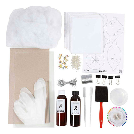 Azienda creativa https: www.cchobby.nl hobbyset-cyanotype-christmas-decorations-blue-silver-1-box