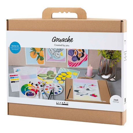Azienda creativa https: www.cchobby.nl starter-hobbyset-gouache-paintings-diverse-colors-1-box