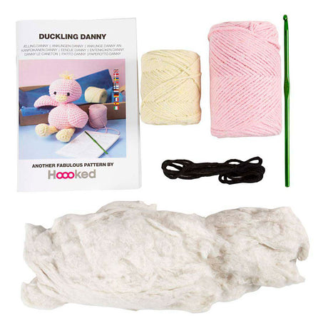 Azienda creativa https: www.cchobby.nl hobbyset-amigurumi-duck-lightpink-lightgiallo-1-box