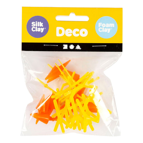 Azienda creativa https: www.cchobby.nl becchi-e-piedi-di-pollo-h-28-mm-l-30-37-mm-arancione-giallo-8-set-1-scatola