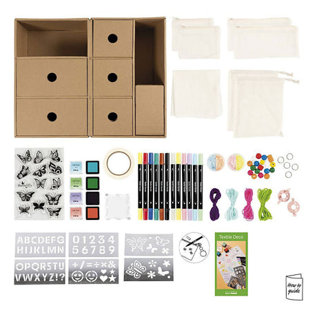 Azienda creativa https: www.cchobby.nl my-craft-station-textile-decoration-various-colors-1-piece-1-box