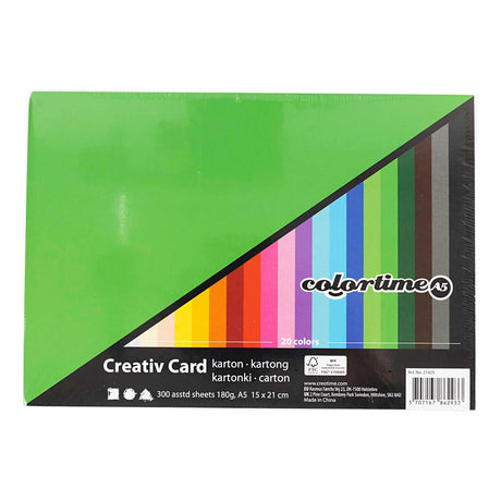 Cartoncino colorato Creative Company A5 - 300 pz.