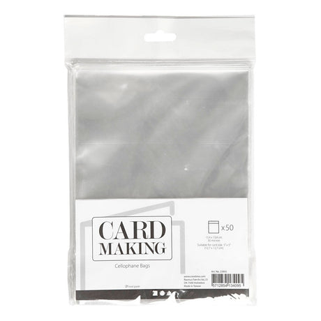 Buste in cellophane Creative Company 14x14,2 cm - 50 pz.