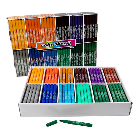 Pennarelli ColorTime Creativ Company - larghezza tratto 5 mm - 288 pz.