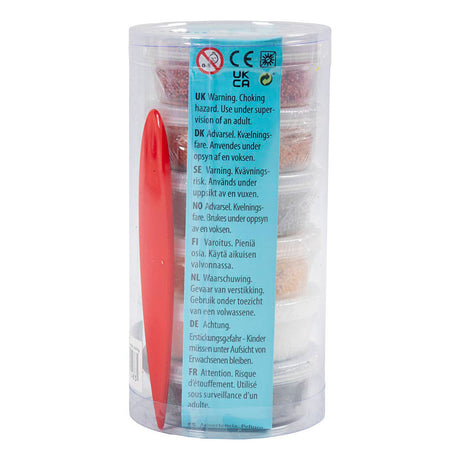Creativ Company Foam Clay metallizzata - 6x14gr.
