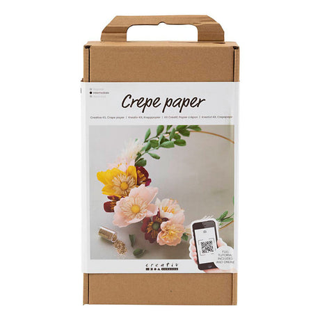 Azienda creativa https: www.cchobby.nl hobbyset-crepe-paper-wreath-crepe-ratio-180-1-box