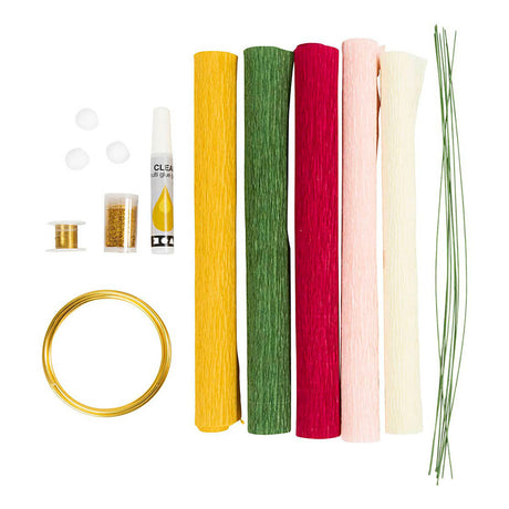 Azienda creativa https: www.cchobby.nl hobbyset-crepe-paper-wreath-crepe-ratio-180-1-box