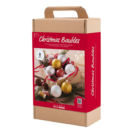 Azienda creativa https: www.cchobby.nl hobbyset-christmasballs-glitter-1-doos