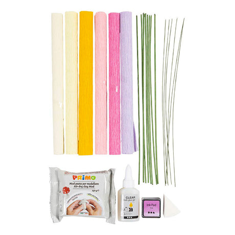 Azienda creativa https: www.cchobby.nl hobbyset-crepepaper-flower-pastelcolors-1-box