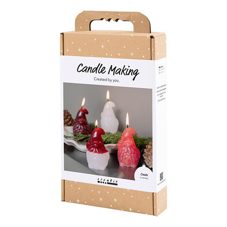 Azienda creativa https: www.cchobby.nl hobbyset-candle-making-christmas-mat-transparant-red-1-doos