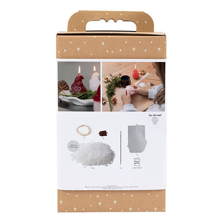 Azienda creativa https: www.cchobby.nl hobbyset-candle-making-christmas-mat-transparant-red-1-doos