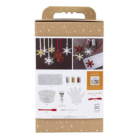 Set hobby aziendale creativo per la fusione dei fiocchi di neve