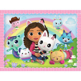Puzzle Casa delle bambole di Gabby 30 e 48 pezzi e promemoria | 2 pezzi