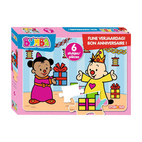 Puzzle Bumba 6 pezzi buon compleanno | 2 pezzi