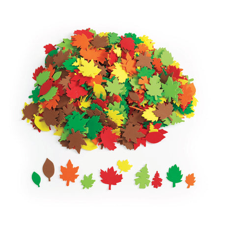 Colorazioni - schiuma foglie colorate, 500 pz.
